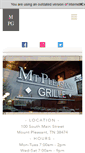 Mobile Screenshot of mtpleasantgrille.com